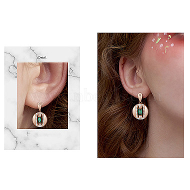 Shegrace – boucles d'oreilles pendantes en laiton(JE898B)-3