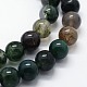 naturelles agate indienne brins de perles(G-I199-05-4mm)-3