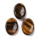 Natural Tiger Eye Oval Worry Stone(G-R487-01D)-1