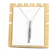 Stainless Steel Macrame Pouch Braided Gemstone Holder Pendant Necklace Making(PW-WG22781-02)-1