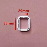 Christmas Plastic Molds, Clay Cutters, Clay Modeling Tools, for Earring Making, Rectangle, 3.5x2.9cm(PW-WGF751F-09)