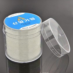 Korean Elastic Crystal Thread, Stretch Bracelet String, with Box, for Jewelry Making, Clear, 0.6mm, about 328.08 yards(300m)/roll(CT-J001-0.6mm)
