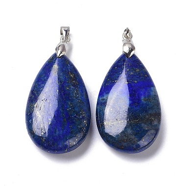 Natural Lapis Lazuli Pendants(X-G-D084-01P-B01)-2