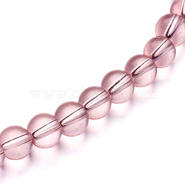 4mm Thistle Round Glass Beads