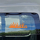 4pcs 4 styles d'autocollants de voiture auto-adhésifs imperméables pour animaux de compagnie(DIY-WH0308-225A-003)-5