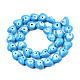 Chapelets de perles vernissées manuelles(LAMP-N029-010F)-2