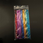 12Pcs Alloy Crochet Hooks, Mixed Color, 150mm(DIY-WH0622-703)