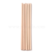 Beech Wood Sticks, Round Dowel Rod, for Braiding Tapestry, Column, PeachPuff, 300x10mm(DIY-WH0325-96F)