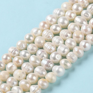 Natural Cultured Freshwater Pearl Beads Strands(PEAR-E018-14)-2