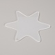 Carte porte-fil en plastique en forme d'étoile personnalisée(TOOL-WH0135-04)-1