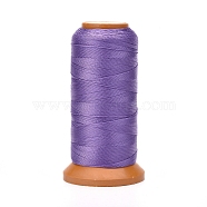 Polyester Threads, for Jewelry Making, Dark Violet, 0.2mm, about 1093.61 yards(1000m)/roll(NWIR-G018-B-24)