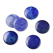 Natural Lapis Lazuli Cabochons, Flat Round, 37x4mm(G-O190-02)