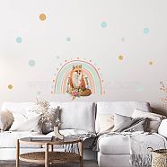 PVC Wall Stickers, Wall Decoration, Fox, 980x390mm, 2pcs/set(DIY-WH0228-1006)
