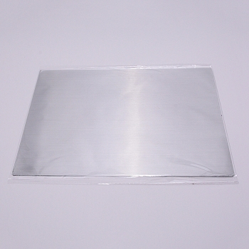 A4 Waterproof PVC Self Adhesive Laser Sticker, for DIY Card Craft Paper, Rectangle, Silver, 29.8x21cm