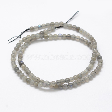 Natural Labradorite Beads Strands(G-P322-31-4mm)-2