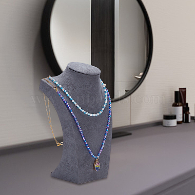 Velvet Necklace Display Stands(NDIS-WH0010-13)-6