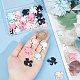 40Pcs 5 Colors Opaque Resin Cabochons(RESI-HY0001-14)-3