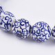 Ручной синий и белый шарики фарфора(PORC-G002-12)-3