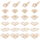 48Pcs 6 Styles Alloy Crystal Rhinestone Connector Charms(RB-SC0001-10)-1