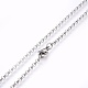 201 Stainless Steel Rolo Chain Necklaces(NJEW-F248-13A-P)-2