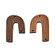 Resin & Walnut Wood Pendants(WOOD-N011-007)-2
