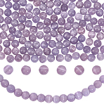 Cat Eye Beads, Round, Thistle, 6mm, Hole: 1mm, 180pcs/set(G-PA0001-90A-01)