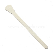 Wooden Wax Sticks, Waxing Body Hair Removal Sticks Applicator Spatula, Beige, 12.5x1.6x0.15cm, 50pcs/bag(MRMJ-E009-04)