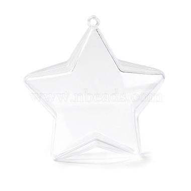 Clear Star Plastic Pendants