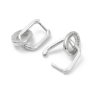 Kreis-Ring-Rack-Beschichtung Messing-Cubic-Zirkonia-Creolen für Frauen(EJEW-K245-27P)-2