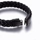 Leather Braided Cord Bracelets(BJEW-E345-14A-B)-3