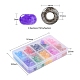 150 pièces 10 couleurs perles acryliques craquelées transparentes(MACR-YW0001-65)-3