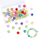Elite 50Pcs 5 Style AB Color Plated Transparent Acrylic Beads(OACR-PH0001-96)-1