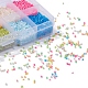 8000 pièces 10 couleurs perles de bugle en verre de couleur fluorescente(SEED-YW0001-32)-7