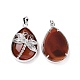 Dyed & Heated Natural Agate Pendants(G-G900-01P-22)-2
