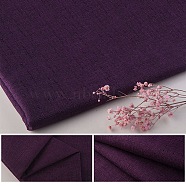 Polyester Imitation Linen Fabric, Sofa Cover, Garment Accessories, Rectangle, Purple, 29~30x19~20x0.09cm(DIY-WH0199-16I)