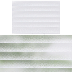 Gorgecraft 3D PVC Window Window Privacy Films, No Glue Static Cling Glass Stickers, Stripe Pattern, 200x300x0.1mm, 5pcs/m(AJEW-GF0005-75C)
