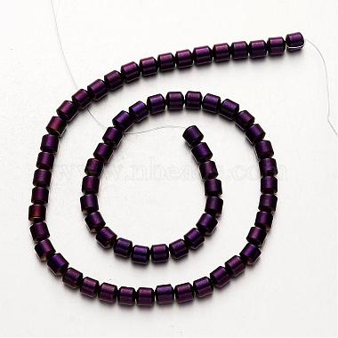 Electroplate Non-magnetic Synthetic Hematite Bead Strands(G-F300-28)-2