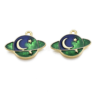 Alloy Enamel Pendants(PALLOY-T075-70G-RS)-2