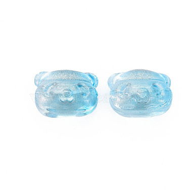 Two Tone Transparent Spray Painted Glass Beads(GLAA-T022-03-C01)-2