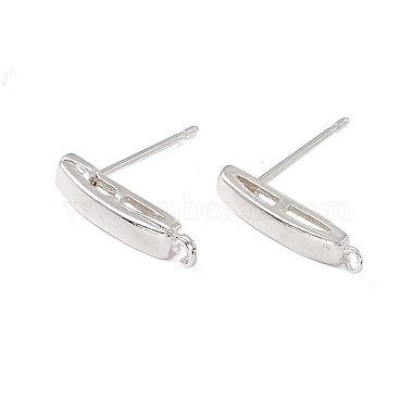 Brass Stud Earring Findings(KK-A172-33S)-3