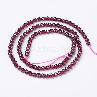 Natural Garnet Beads Strands(X-G-D167-B-2mm)-3