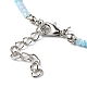 Bling Glass Beaded Necklace for Women(NJEW-PH01492-01)-2