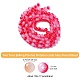 Baking Painted Imitation Jade Glass Round Bead Strands(DGLA-YW0001-19G)-2