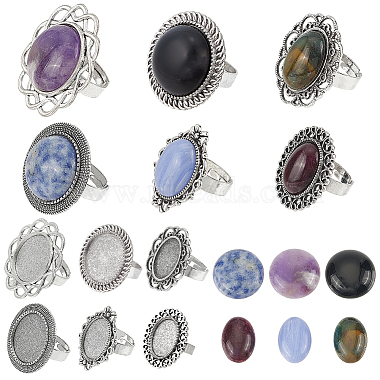 Mixed Stone Finger Rings