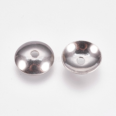 Apetalous 201 Stainless Steel Bead Caps(X-STAS-L205-13D)-2