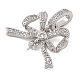 Brass Micro Pave Cubic Zirconia Peg Bails(KK-N256-16P)-2