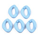Opaque Spray Painted Acrylic Linking Rings(X-OACR-S036-001A-I14)-1