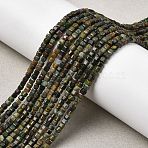 Natural Fuchsite Beads Strands, Cube, 2.5x2.5x2.5mm, Hole: 0.5mm, about 152pcs/strand, 14.96''(38cm)(G-RM241221-K7)