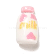 Opaque Resin Decoden Cabochons, Pink, Bottle, 14x8x6mm(CRES-P032-A03)