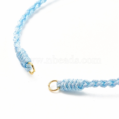 Polyester Thread Braided Cord Bracelet(AJEW-JB01119)-3